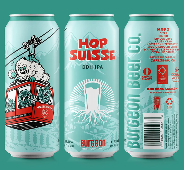 Burgeon Beer Co. Hop Suisse